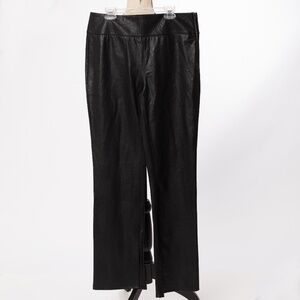 Paige Sakai Faux Leather Legging pant black size 8